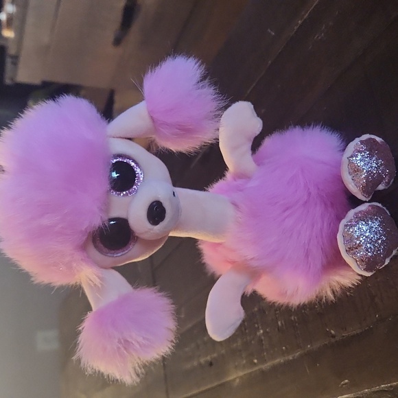 Ty Beanie Boos Pink Camilla The Poodle - Picture 1 of 5